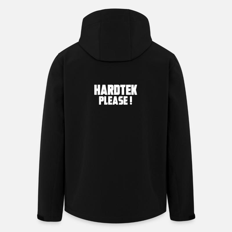 Hardtek Please ! - Veste softshell homme en polyester recyclé Stanley/Stella - noir