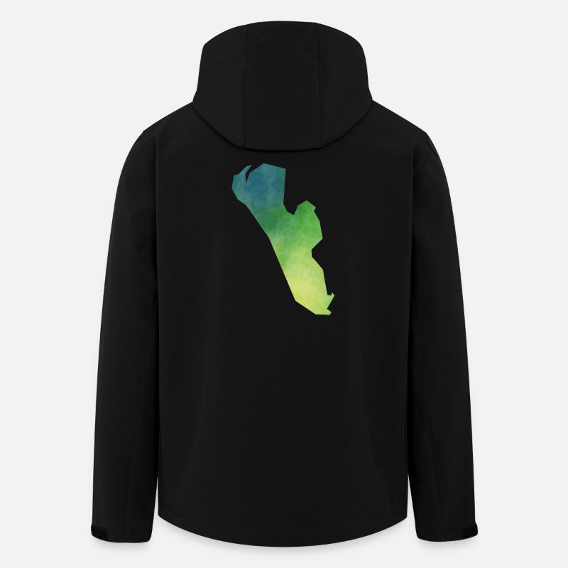 Fanoe - Recycelte Männer Softshell-Jacke von Stanley/Stella - Schwarz