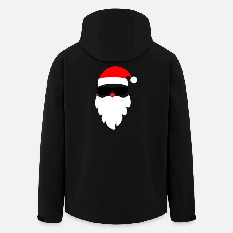 Cooler Weihnachtsmann Santa Nikolaus  - Recycelte Männer Softshell-Jacke von Stanley/Stella - Schwarz