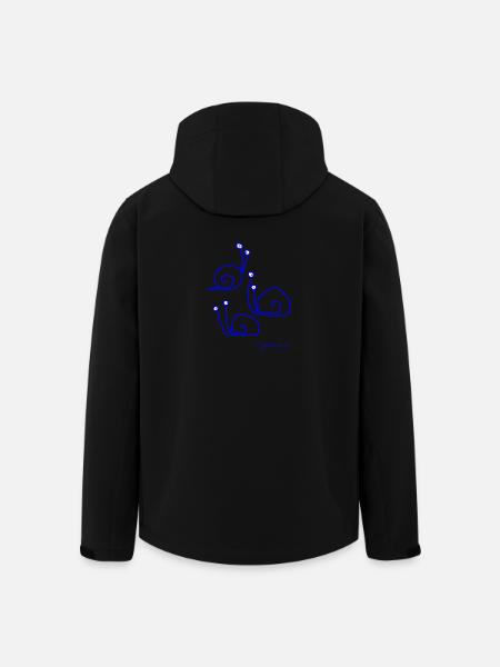 Snailmeeting © Chyropterum Innoxius - Men’s Recycled Softshell Jacket by Stanley/Stella - black