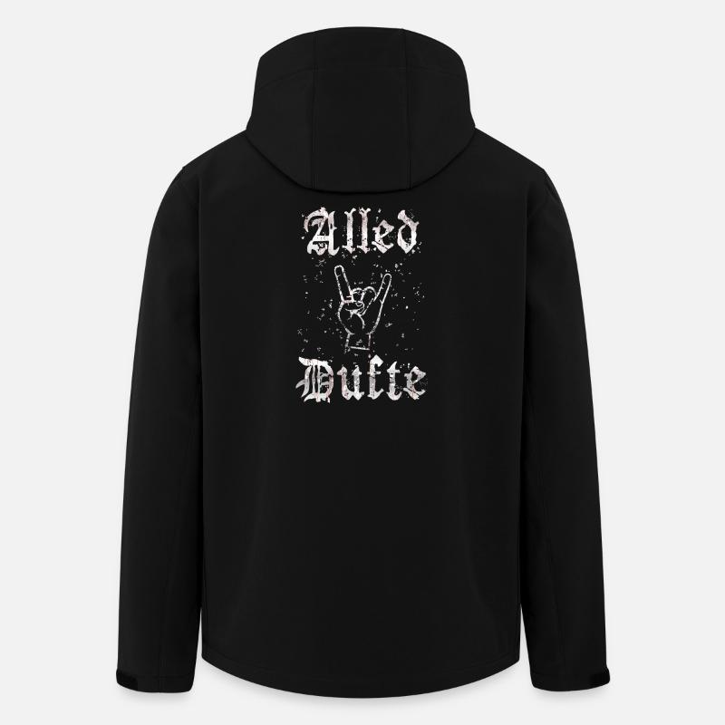 "Alled Dufte" cooler berliner Spruch - Recycelte Männer Softshell-Jacke von Stanley/Stella - Schwarz