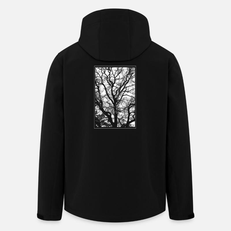 Arbre - Veste softshell homme en polyester recyclé Stanley/Stella - noir