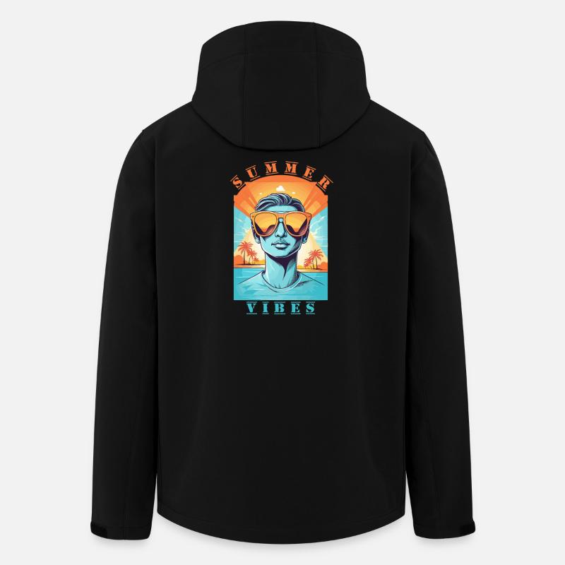 Cool hipsters - Men’s Recycled Softshell Jacket by Stanley/Stella - black