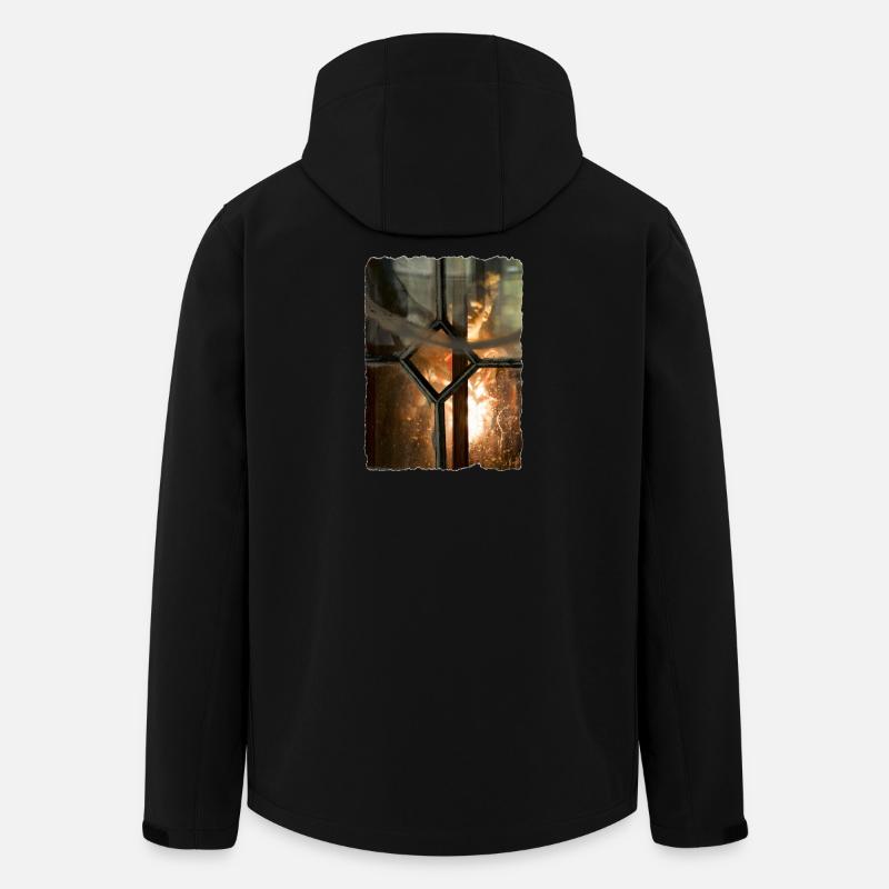 Dachbodenkinder - Recycelte Männer Softshell-Jacke von Stanley/Stella - Schwarz