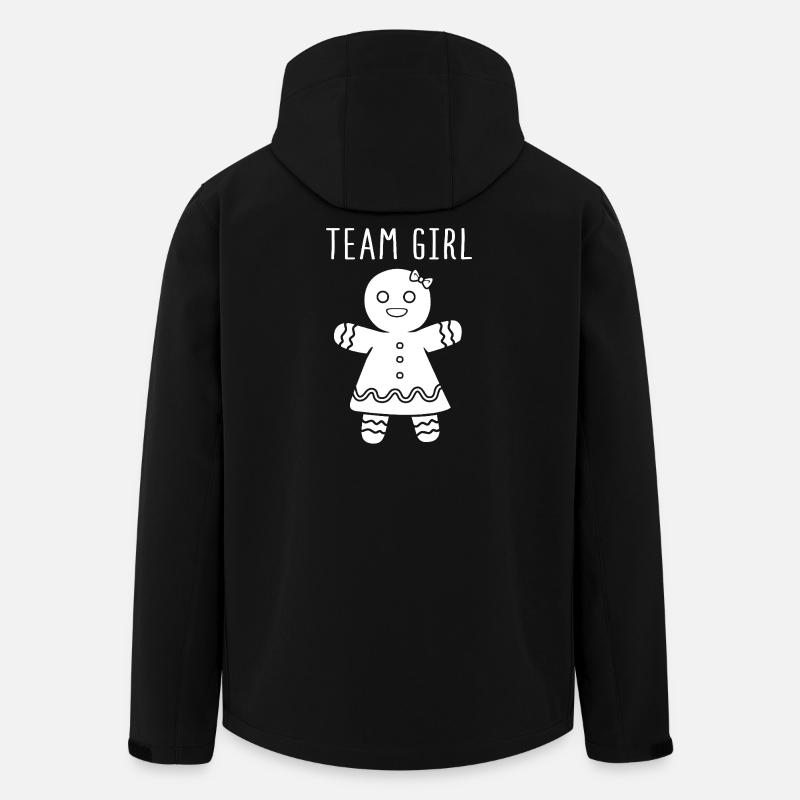 Équipe de filles de Noël - Veste softshell homme en polyester recyclé Stanley/Stella - noir