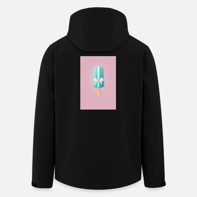 Pastel Popsicle Gift Ribbon - Men’s Recycled Softshell Jacket by Stanley/Stella - black