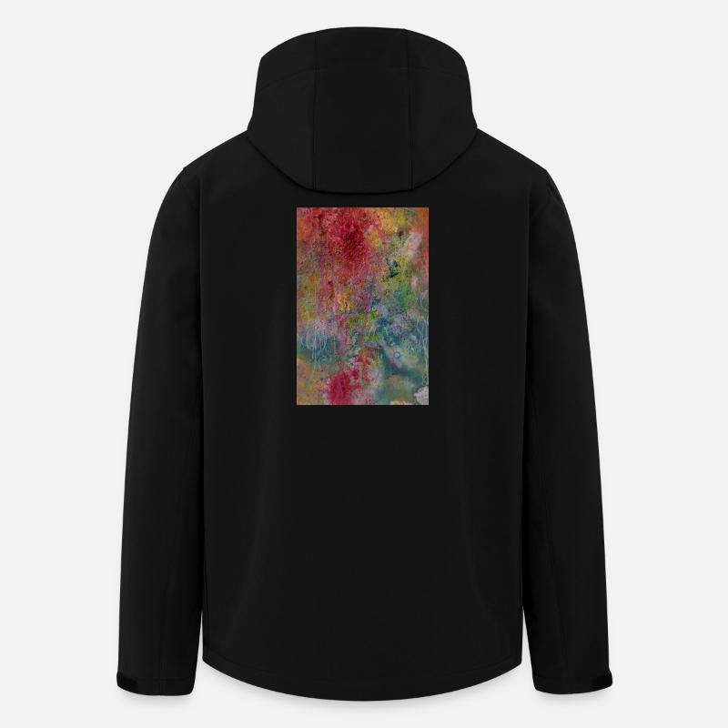 Sehnsucht nach Berührung - Recycelte Männer Softshell-Jacke von Stanley/Stella - Schwarz