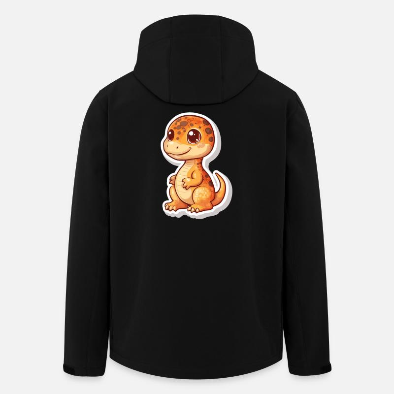 Dinosaurier - Recycelte Männer Softshell-Jacke von Stanley/Stella - Schwarz