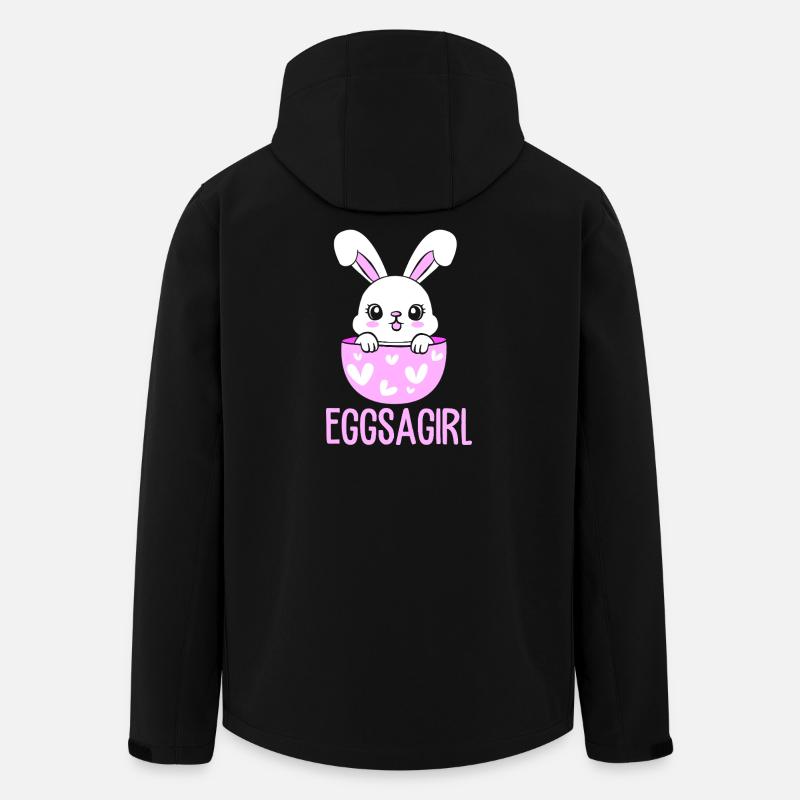 Expectant Mom Easter Gender Reveal - Men’s Recycled Softshell Jacket by Stanley/Stella - black
