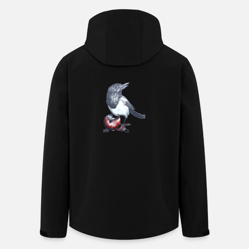 Pie avec ballon de Noël - Veste softshell homme en polyester recyclé Stanley/Stella - noir