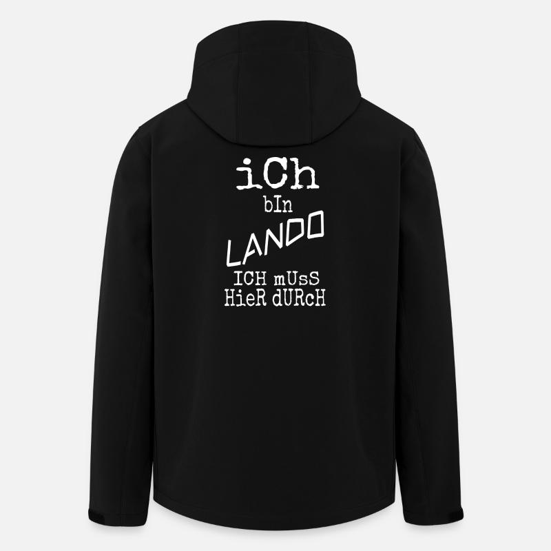 Lando Lando - Recycelte Männer Softshell-Jacke von Stanley/Stella - Schwarz