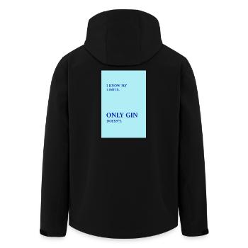 Le gin n’a pas de limites - Veste softshell homme en polyester recyclé Stanley/Stella - noir - Dos - AI Model Male 185 light (185cm)
