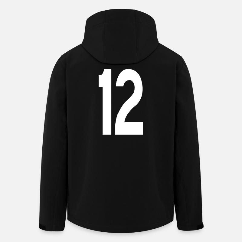 12 Zwölf - Recycelte Männer Softshell-Jacke von Stanley/Stella - Schwarz