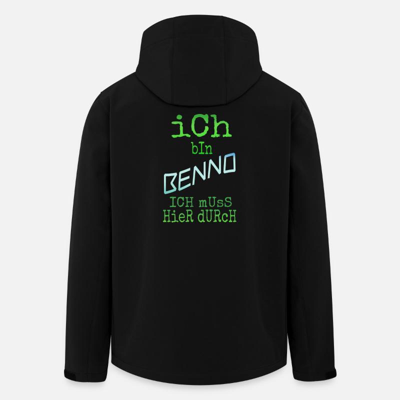 Benno as a first name - Men’s Recycled Softshell Jacket by Stanley/Stella - black