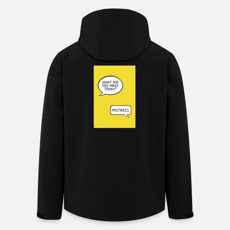 What Did You Make Today? – Mistakes - Recycelte Männer Softshell-Jacke von Stanley/Stella - Schwarz