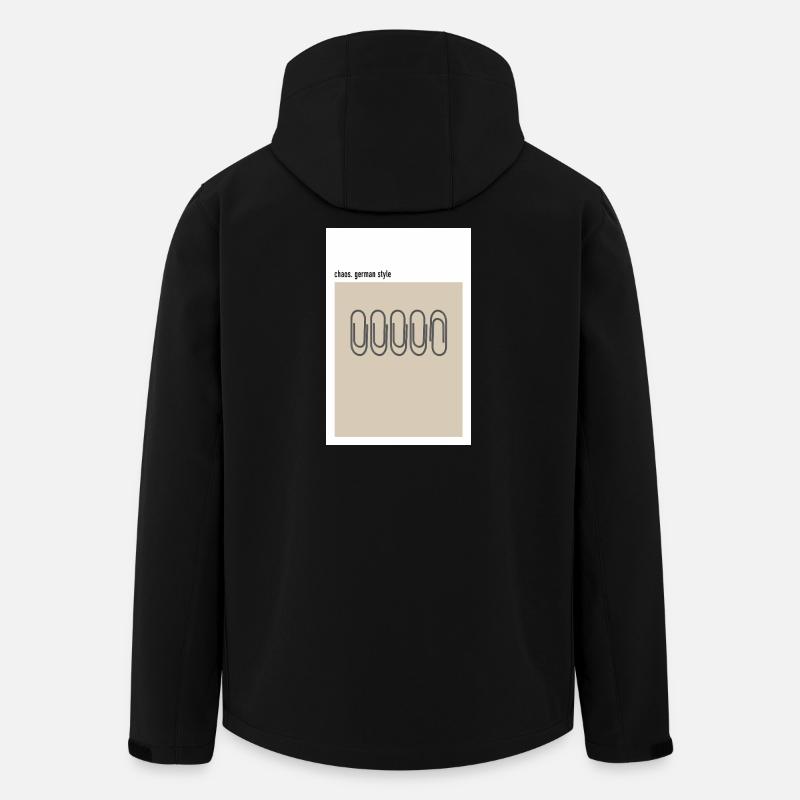 Chaos – Trombones à l’allemand beige - Veste softshell homme en polyester recyclé Stanley/Stella - noir