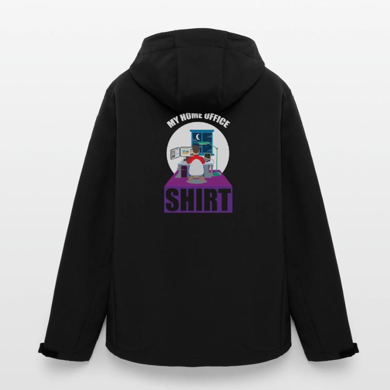 Codeur de nuit Programmeur Graphique de bureau Veste softshell homme en polyester recyclé Discoverer Stanley/Stella