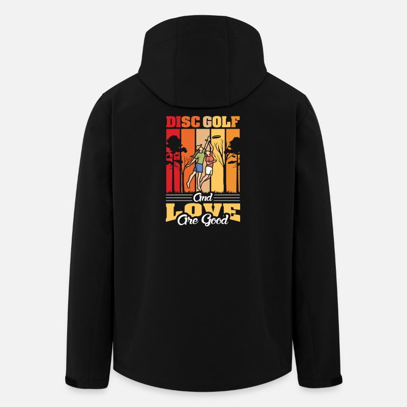 Disc Golf Geschenke Discgolf - Recycelte Männer Softshell-Jacke von Stanley/Stella - Schwarz