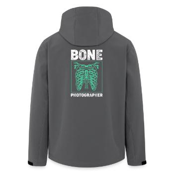 Radiologe Radiologie Röntgen Rad Tech MRT - Recycelte Männer Softshell-Jacke von Stanley/Stella - Schwarz - Hinten - AI Model Male 185 light (185cm)