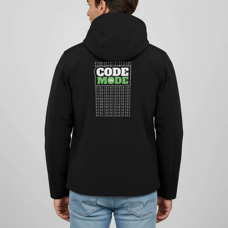 Codemodus An – Programmierung von Softwareentwickler Programmierer Recycelte Männer Softshell-Jacke Discoverer von Stanley/Stella