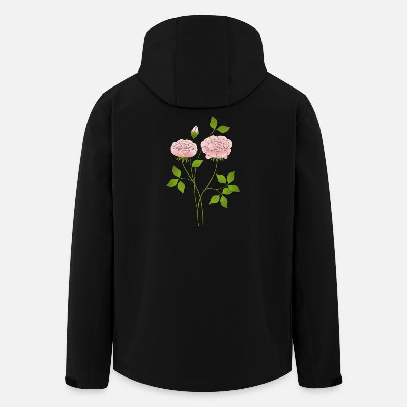 Blomster - Stanley/Stella herre softshelljakke i genanvendt polyester Discoverer - sort