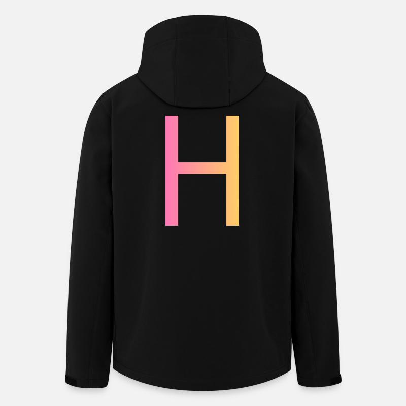 H - Recycelte Männer Softshell-Jacke von Stanley/Stella - Schwarz