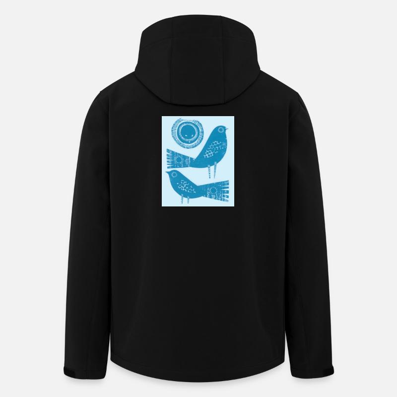 Bird - Men’s Recycled Softshell Jacket by Stanley/Stella - black