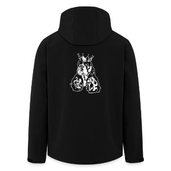 American Cocker Spaniel Crown Dog Dogs Wilsigns - Veste softshell homme en polyester recyclé Stanley/Stella - noir - Dos - AI Model Male 185 light (185cm)