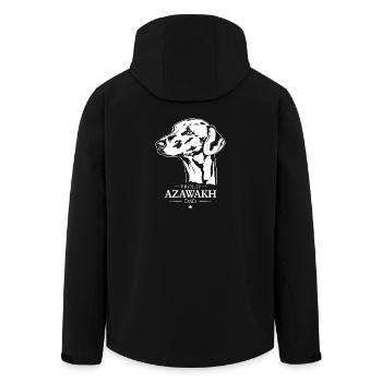 Azawakh Dad Dogs Dog Greyhounds Wilsigns - Men’s Recycled Softshell Jacket by Stanley/Stella - black - Back - AI Model Male 185 light (185cm)
