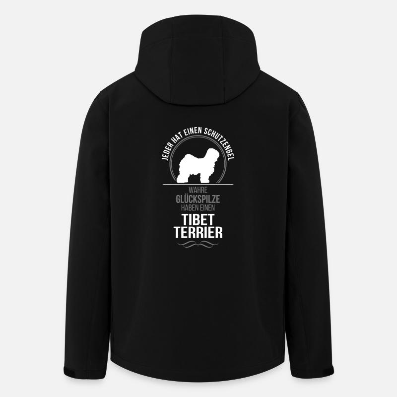 TIBET TERRIER Schutzengel Wilsigns - Recycelte Männer Softshell-Jacke von Stanley/Stella - Schwarz