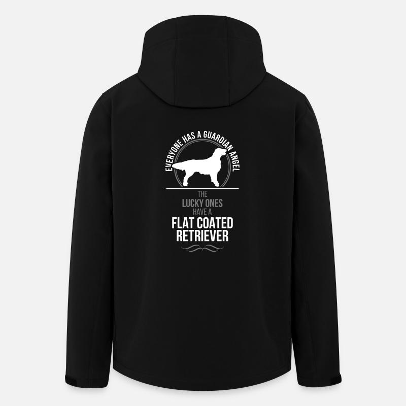 ENDUITS RETRIEVER PLAT Ange-Gardien Wilsigns - Veste softshell homme en polyester recyclé Stanley/Stella - noir