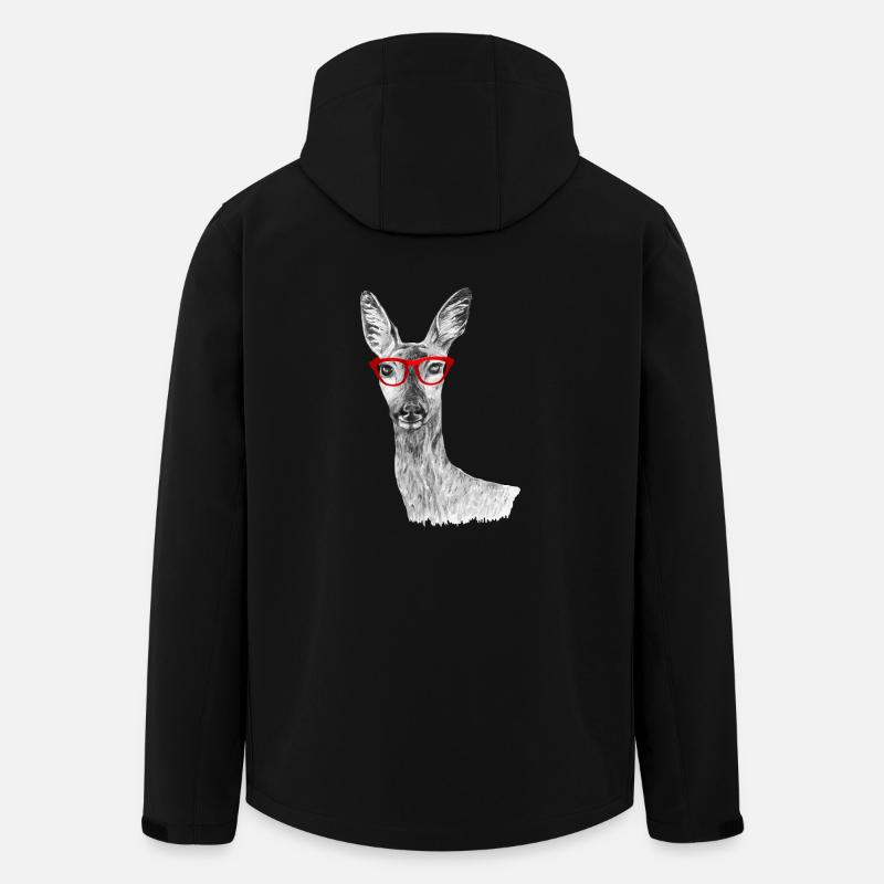 Rogen - Recycelte Männer Softshell-Jacke von Stanley/Stella - Schwarz