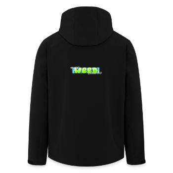 Smoke Weed Every Day - Recycelte Männer Softshell-Jacke von Stanley/Stella - Schwarz - Hinten - AI Model Male 185 light (185cm)