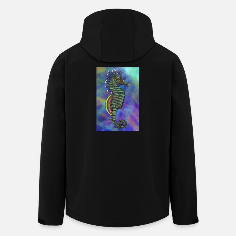 hippocampe - Veste softshell homme en polyester recyclé Stanley/Stella - noir