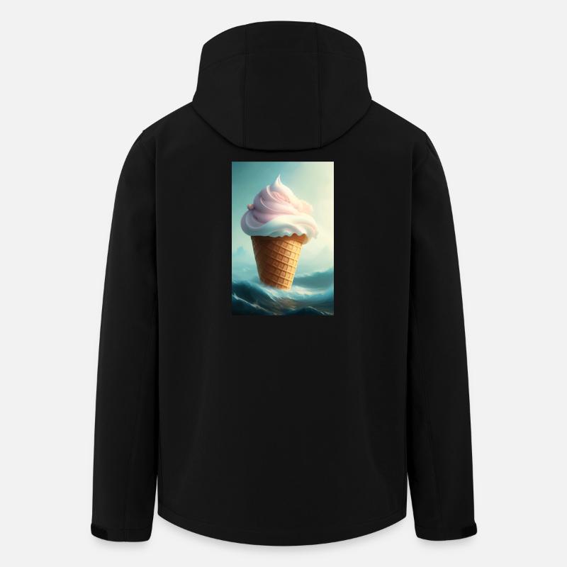 Eiscreme - Recycelte Männer Softshell-Jacke von Stanley/Stella - Schwarz