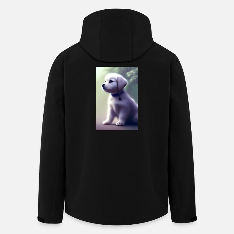 Baby Hund - Recycelte Männer Softshell-Jacke von Stanley/Stella - Schwarz