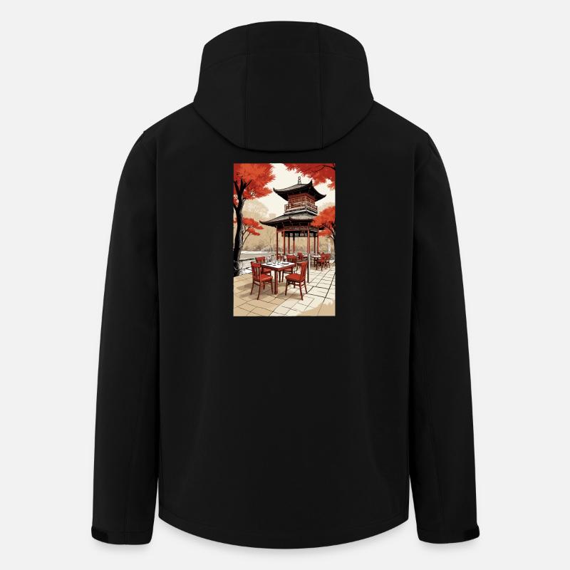 Asiatisches Kaffee - Recycelte Männer Softshell-Jacke von Stanley/Stella - Schwarz