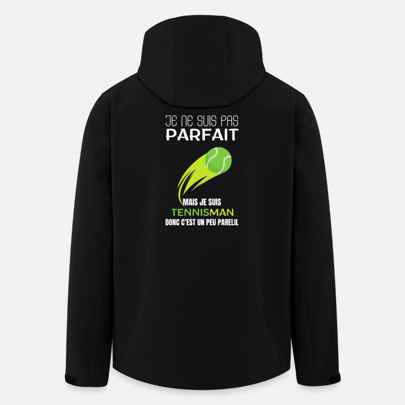 Tennisman Pas Parfait - Veste softshell homme en polyester recyclé Stanley/Stella - noir