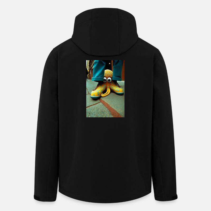 Anthropomorphic 03 - Men’s Recycled Softshell Jacket by Stanley/Stella - black