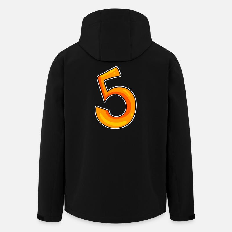 Numéro 5 Numéro - Veste softshell homme en polyester recyclé Stanley/Stella - noir