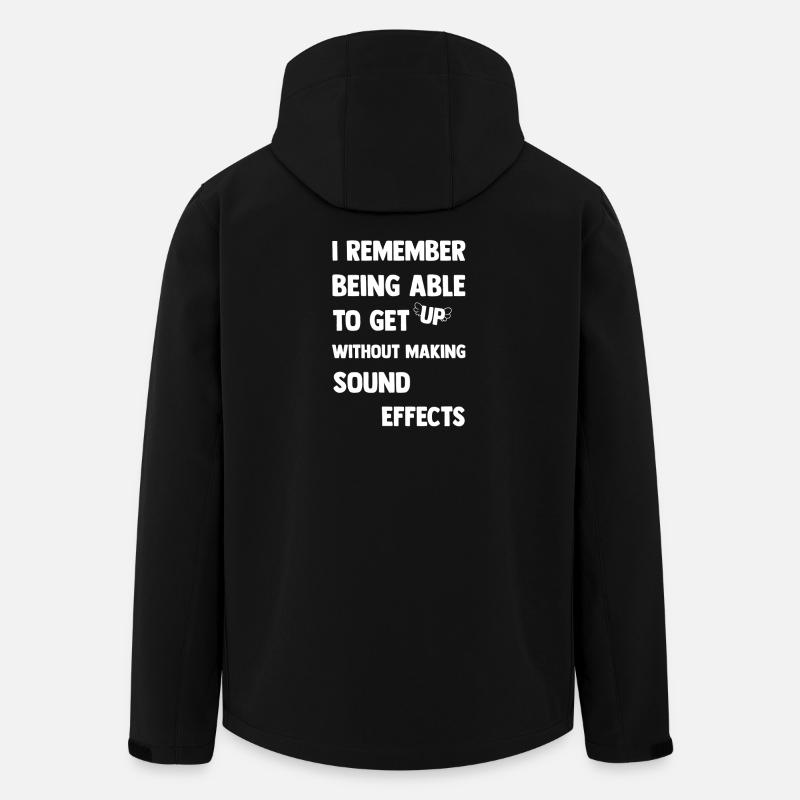 I make sound effects - Men’s Recycled Softshell Jacket by Stanley/Stella - black