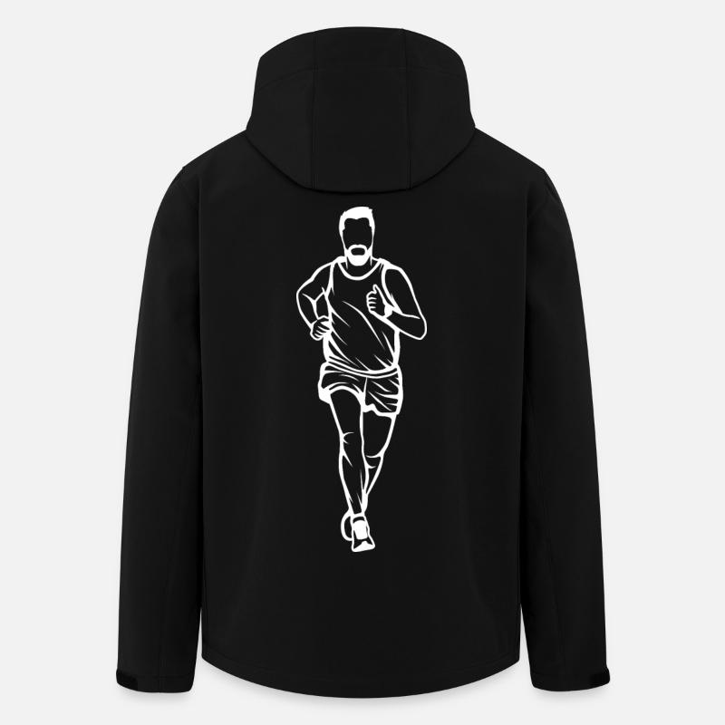 Runner Boy - Men’s Recycled Softshell Jacket by Stanley/Stella - black