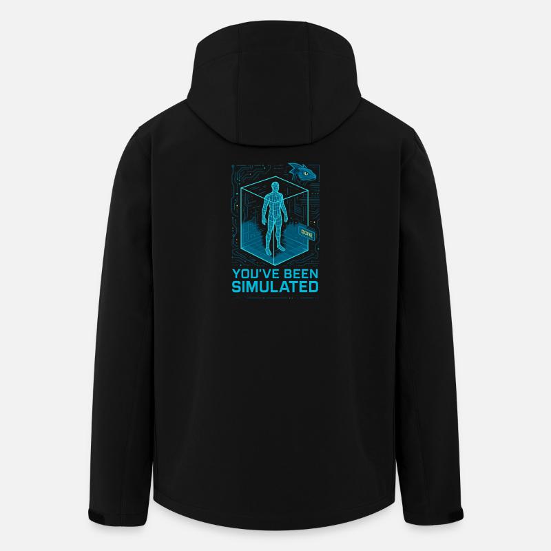 Simulated by the Basilisk - Recycelte Männer Softshell-Jacke von Stanley/Stella - Schwarz