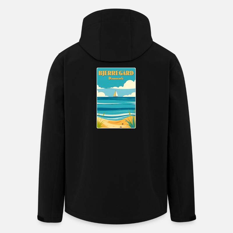 Bjerregard, Denmark - Men’s Recycled Softshell Jacket by Stanley/Stella - black