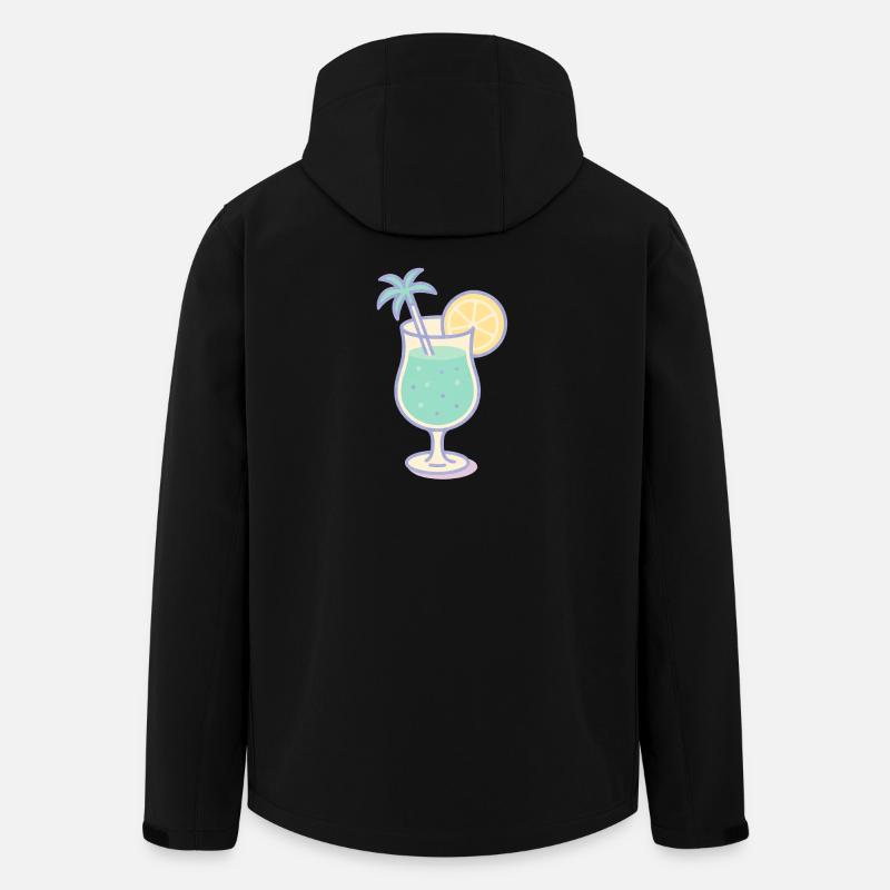 Siroter au paradis - Veste softshell homme en polyester recyclé Stanley/Stella - noir