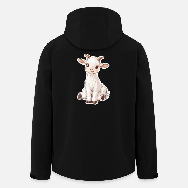 Chèvre - Veste softshell homme en polyester recyclé Stanley/Stella - noir