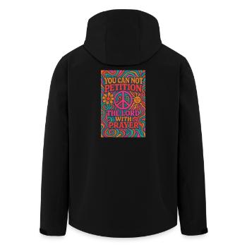 Prière 2 - Veste softshell homme en polyester recyclé Stanley/Stella - noir - Dos - AI Model Male 185 light (185cm)