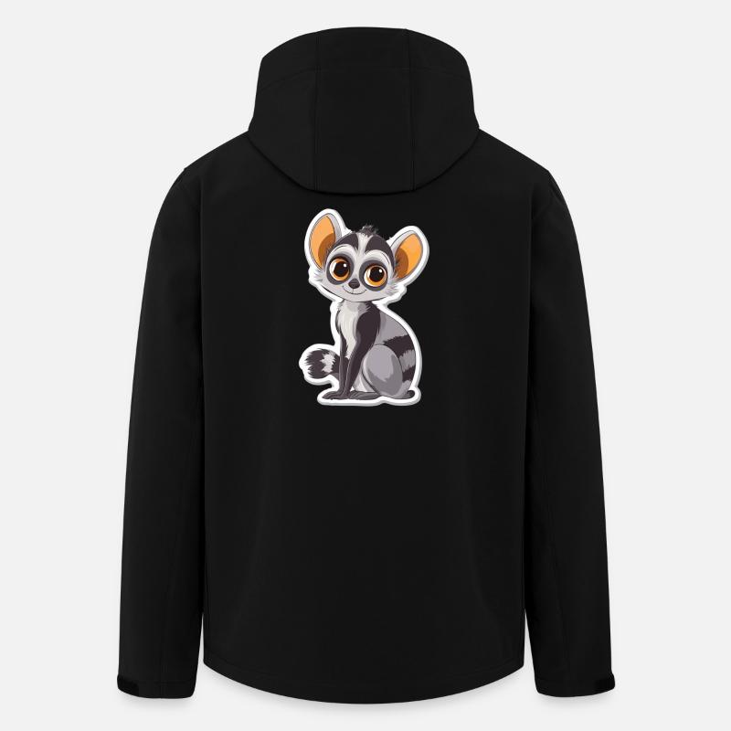 Lemur - Recycelte Männer Softshell-Jacke von Stanley/Stella - Schwarz