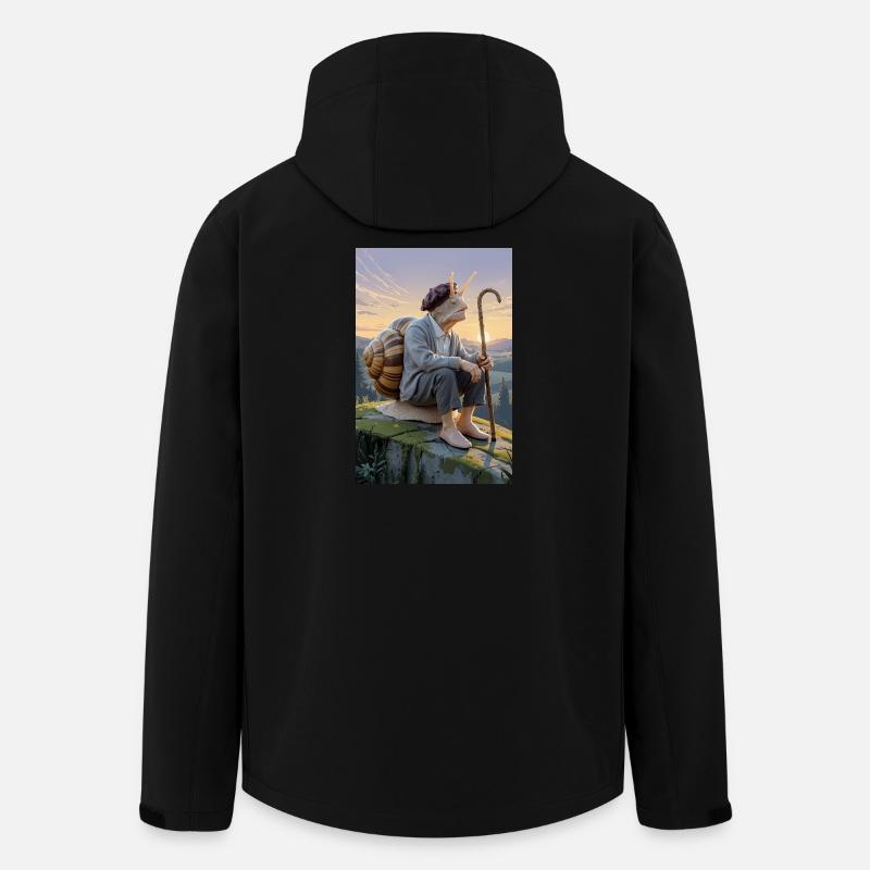 Uralte humanoide Schnecke - Recycelte Männer Softshell-Jacke von Stanley/Stella - Schwarz