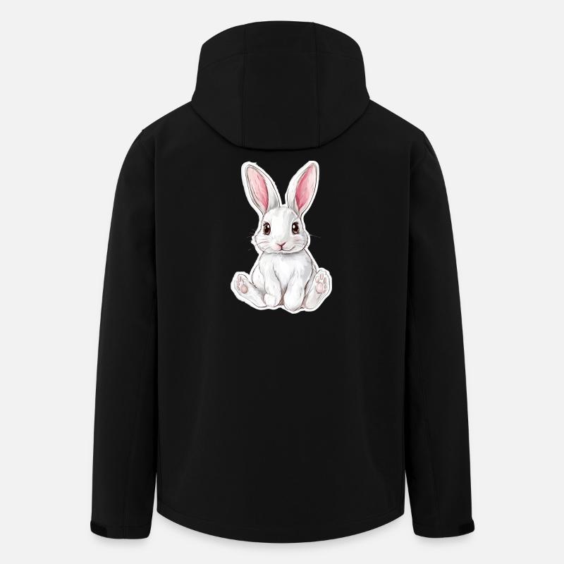 Hase - Recycelte Männer Softshell-Jacke von Stanley/Stella - Schwarz